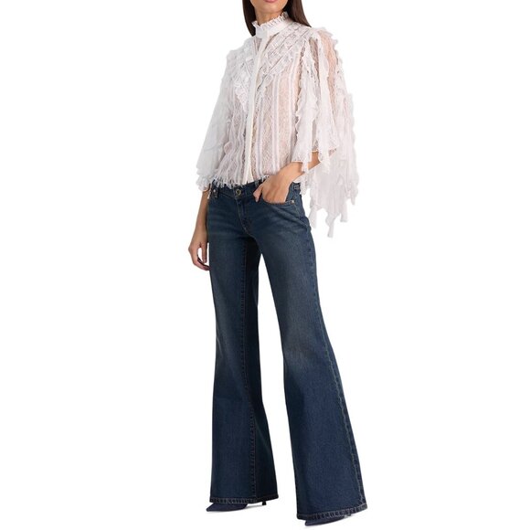 Alice and Olivia Rheba Mock Neck Top - Picture 2 of 5